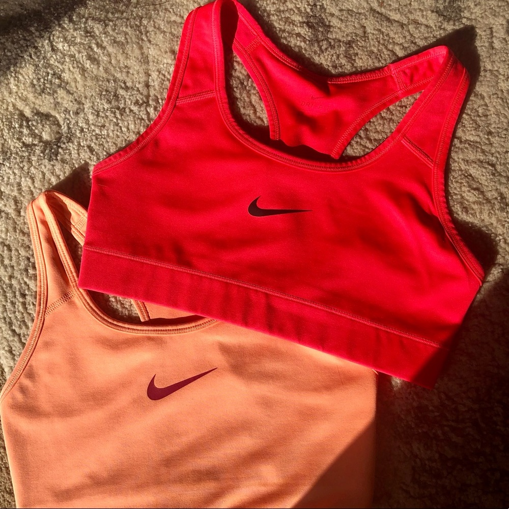 Two womens nike bras, great condition!